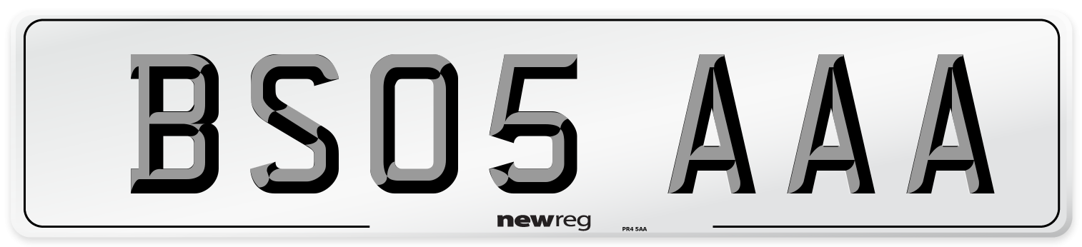 BS05 AAA Number Plate from New Reg